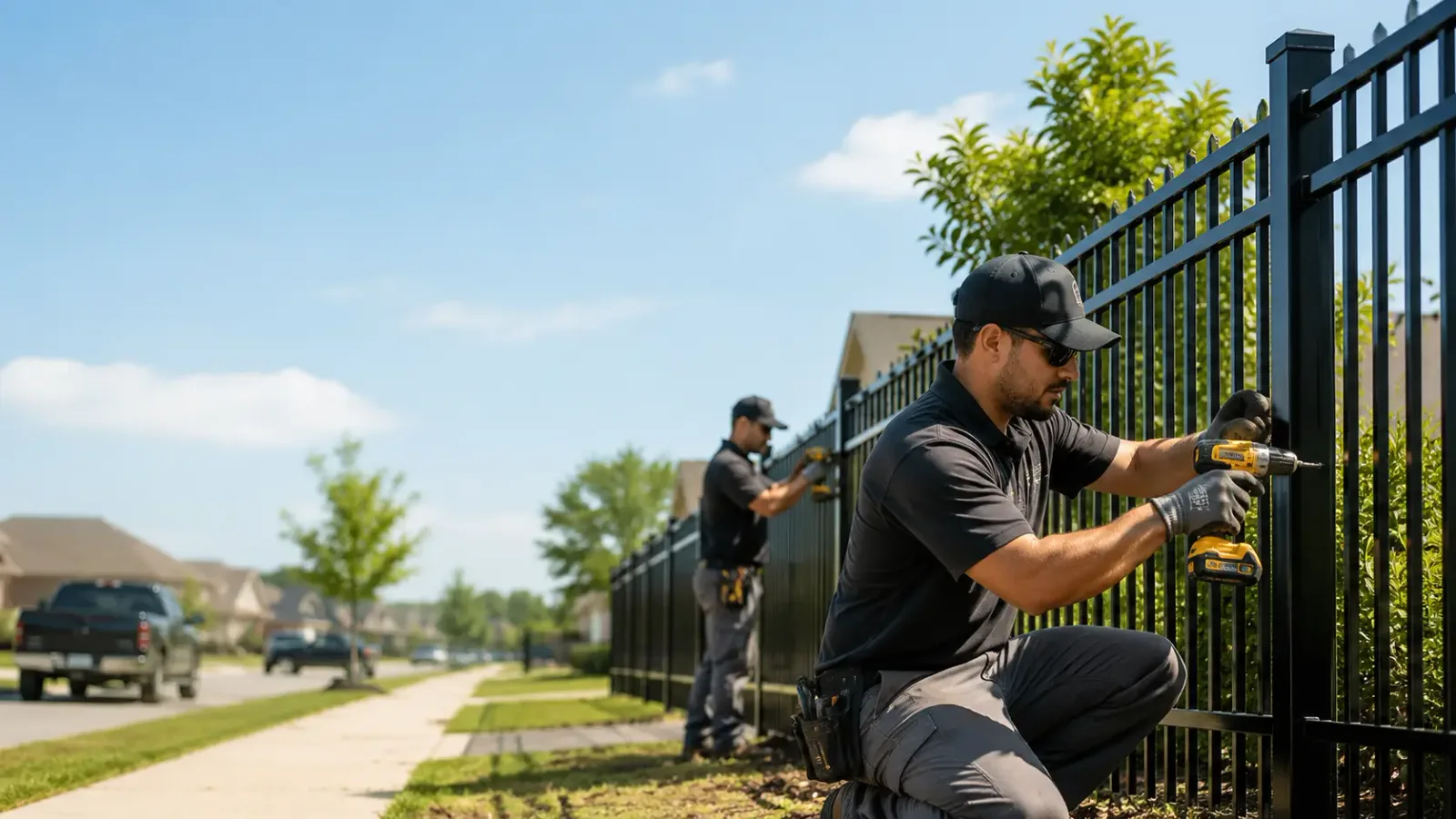 Metal Fence Installation in South Wayne, WI